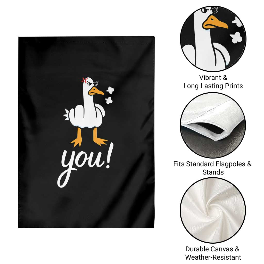 Funny Sarcastic Duck You Garden Flag Farm Animal Gift TS12 Print Your Wear