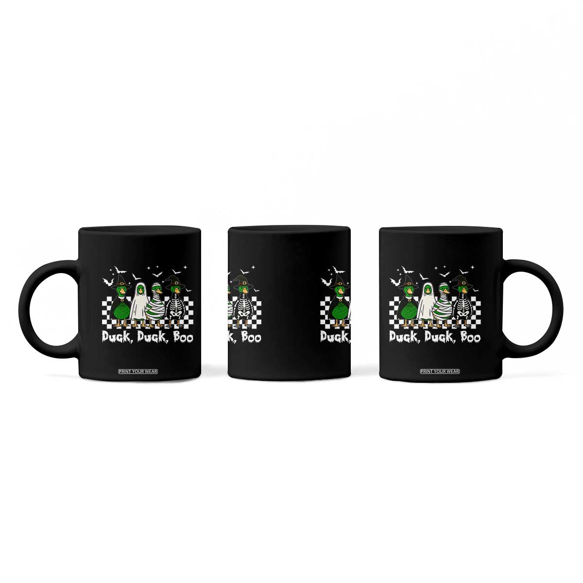 Halloween Duck Duck Boo Coffee Mug Funny Spooky Gift TS12 Print Your Wear