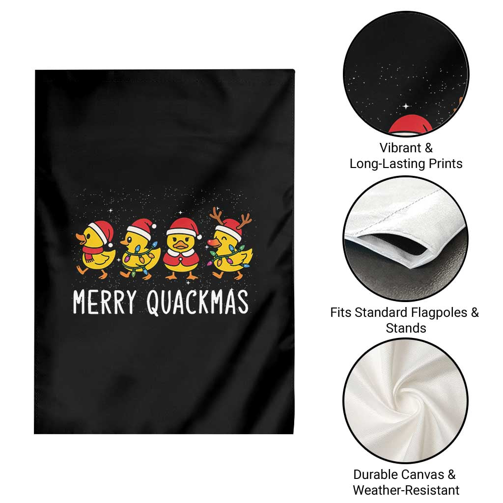 Funny Christmas Duck Garden Flag Merry Quackmas Gift TS12 Print Your Wear