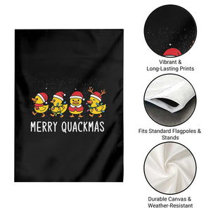 Funny Christmas Duck Garden Flag Merry Quackmas Gift TS12 Print Your Wear