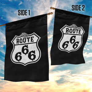 Spooky Halloween Route Highway 666 Garden Flag Dark Haunted Road Adventure