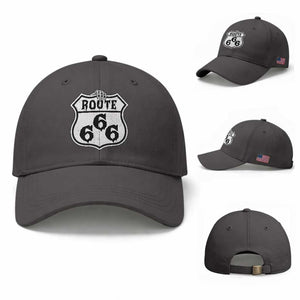 Spooky Halloween Route Highway 666 Baseball Cap Dark Haunted Road Adventure