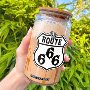 Spooky Halloween Route Highway 666 Glass Can Dark Haunted Road Adventure