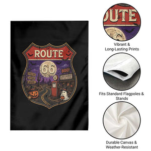 Halloween Route Highway 66 Garden Flag Spooky Mother Road Travel