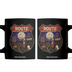 Halloween Route Highway 66 Coffee Mug Spooky Mother Road Travel