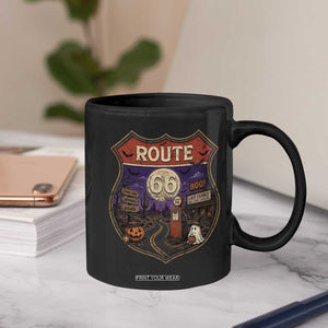 Halloween Route Highway 66 Coffee Mug Spooky Mother Road Travel