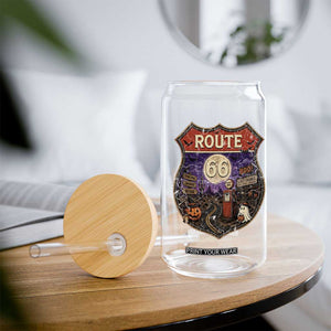 Halloween Route Highway 66 Glass Can Spooky Mother Road Travel