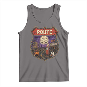 Halloween Route Highway 66 Tank Top Spooky Mother Road Travel
