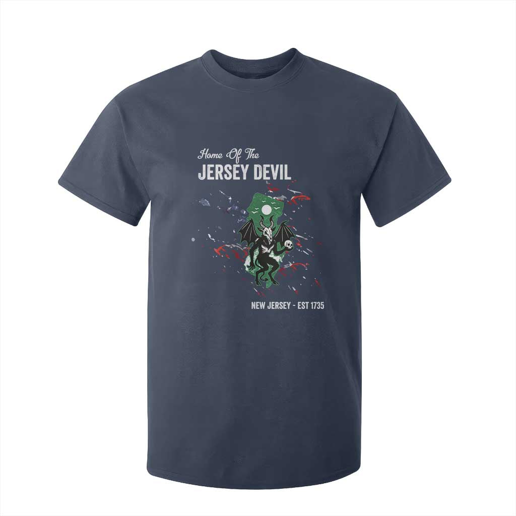 Jersey Devil T Shirt For Kid Home Of New Jersey Est 1735 Cryptid Gift TS12 Navy Print Your Wear