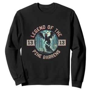 Jersey Devil Sweatshirt Cryptid Gift Legend Of The Pine Barrens TS12 Black Print Your Wear
