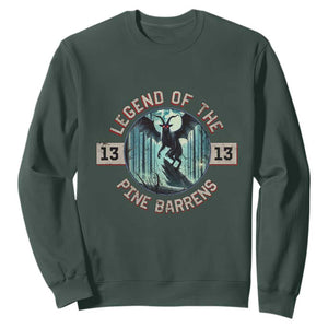 Jersey Devil Sweatshirt Cryptid Gift Legend Of The Pine Barrens TS12 Dark Forest Green Print Your Wear