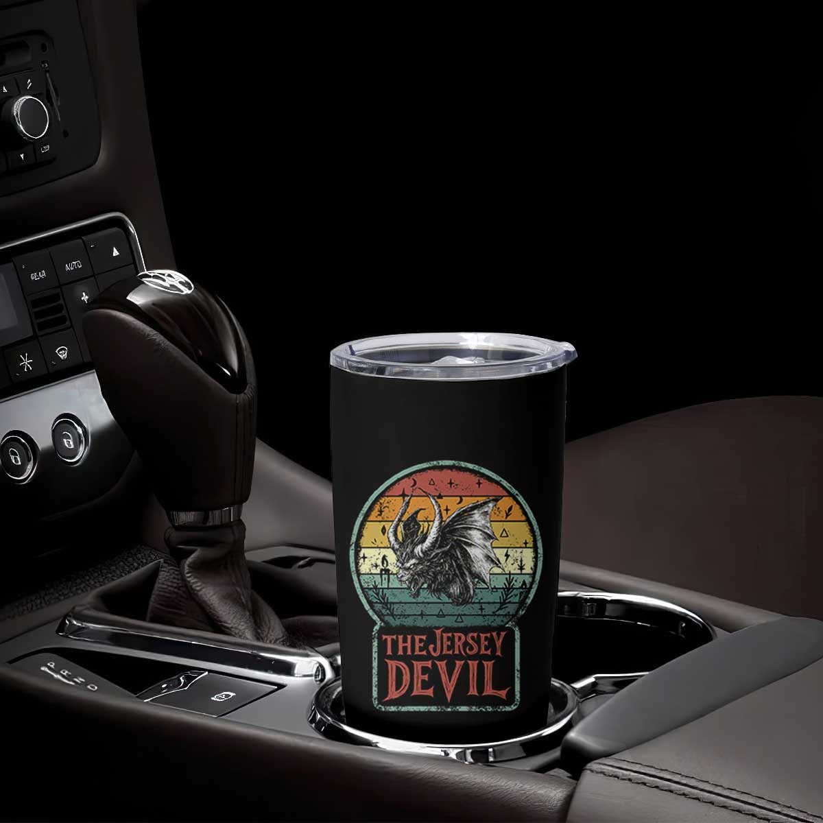 The Jersey Devil Tumbler Cup Retro Vintage New Jersey Cryptid TS12 Print Your Wear