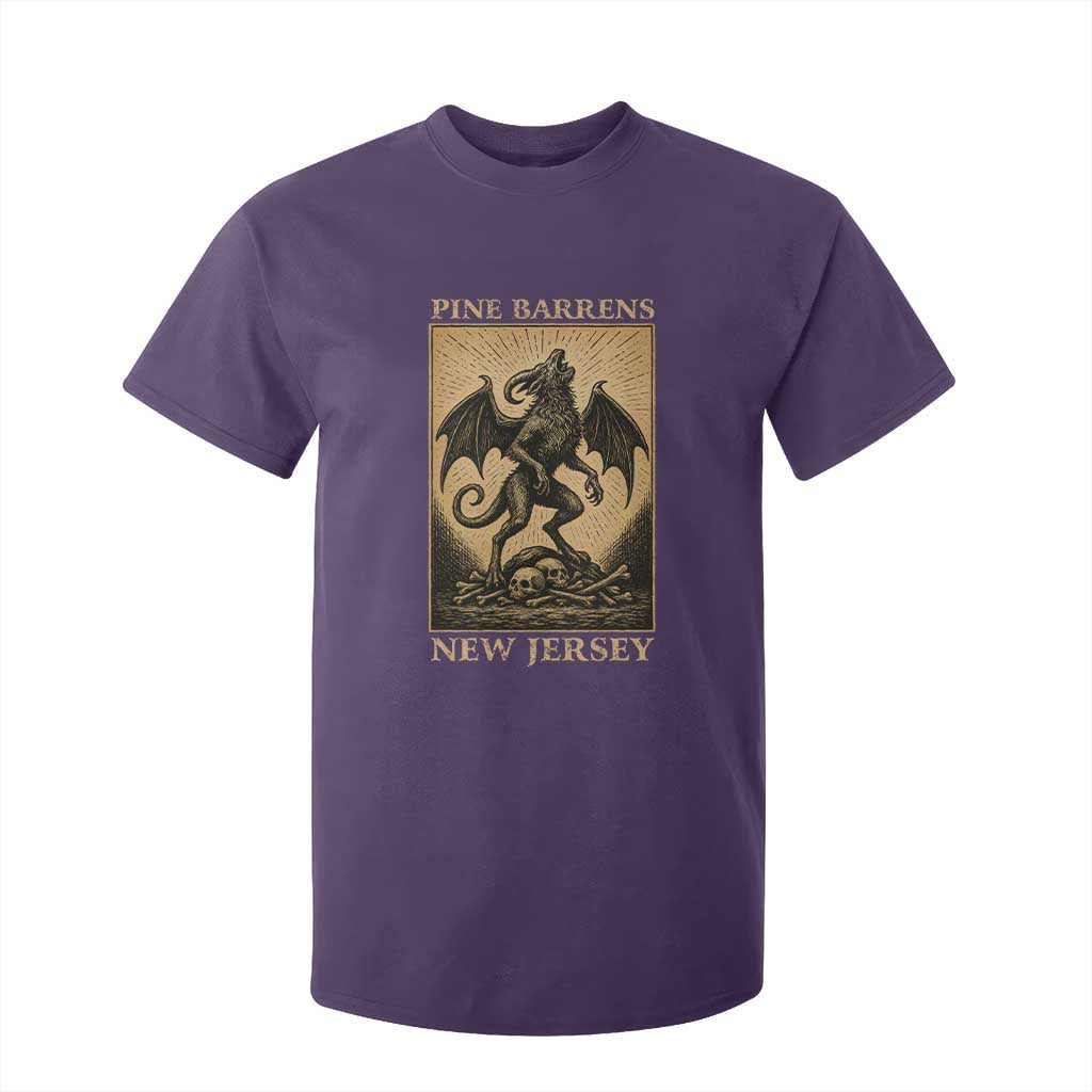 Jersey Devil T Shirt For Kid Gothic Horror Gift Pine Barrens New Jersey TS12 Purple Print Your Wear