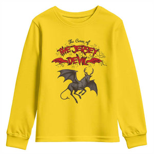 Jersey Devil Youth Sweatshirt The Curse Of The Cryptid Gothic Horror Gift TS12 Daisy Print Your Wear