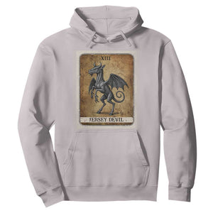Jersey Devil Hoodie Horror Tarot Card Urban Legends Gift TS12 Ice Gray Print Your Wear