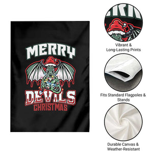 Jersey Devil Garden Flag Merry Devils Christmas Cryptid Gift TS12 Print Your Wear