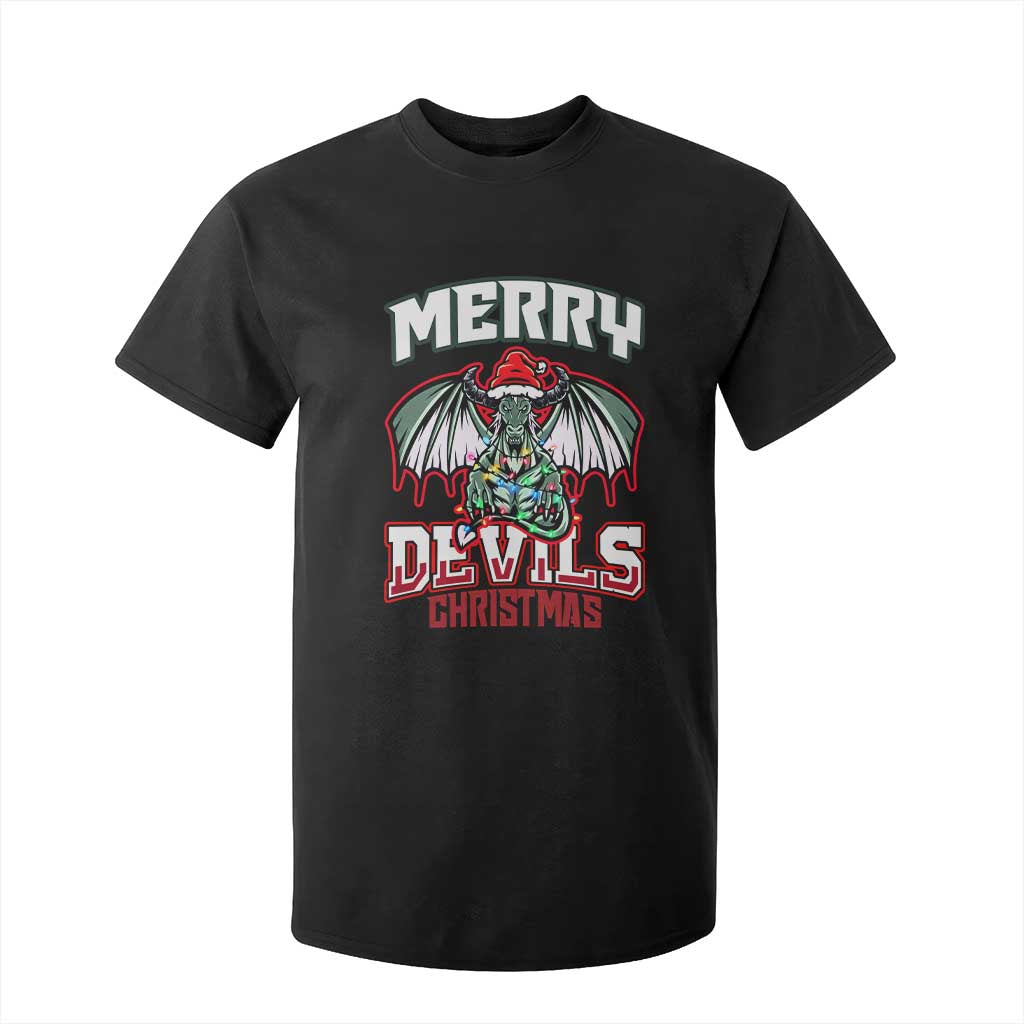 Jersey Devil T Shirt For Kid Merry Devils Christmas Cryptid Gift TS12 Black Print Your Wear