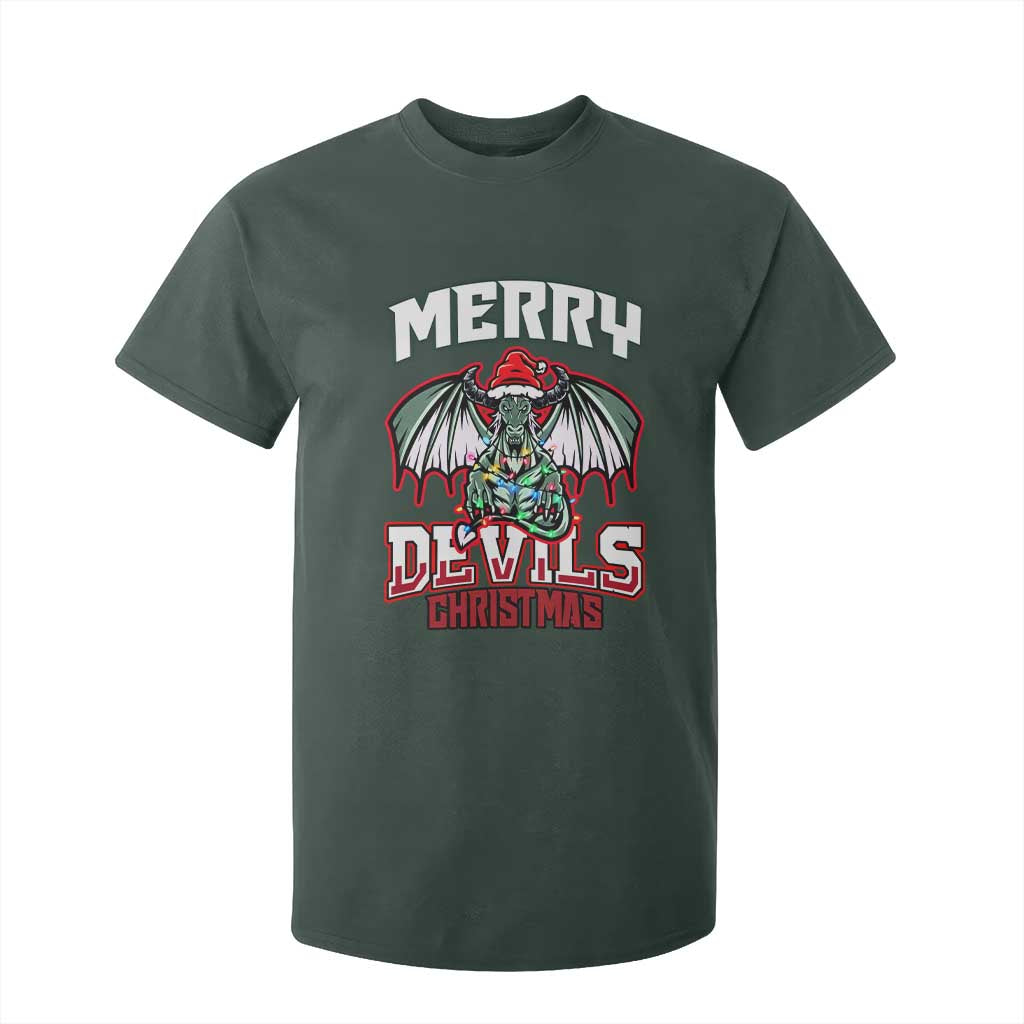 Jersey Devil T Shirt For Kid Merry Devils Christmas Cryptid Gift TS12 Dark Forest Green Print Your Wear