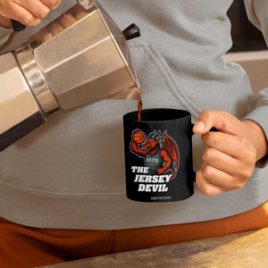 Funny Cryptid Sports Coffee Mug Jersey Devil Playing Basketball TS12 Print Your Wear