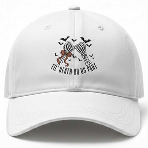 Halloween Wedding Anniversary Spooky Baseball Cap Til Death Do Us Part