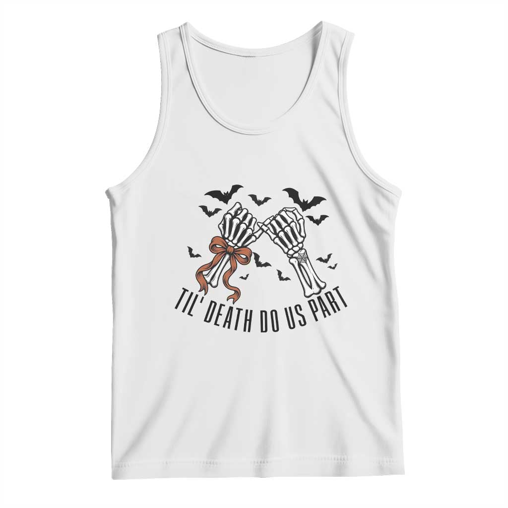 Halloween Wedding Anniversary Spooky Tank Top Til Death Do Us Part