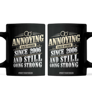 Vintage 20th Wedding Anniversary Coffee Mug Annoying Each Other Since 2006 Still Going Strong