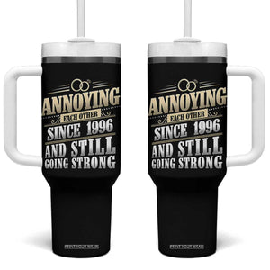 Vintage 30th Wedding Anniversary Tumbler With Handle Annoying Each Other Since 1996 Still Going Strong