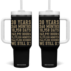 Vintage 30th Wedding Anniversary Milestone Tumbler With Handle 30 Years We Still Do
