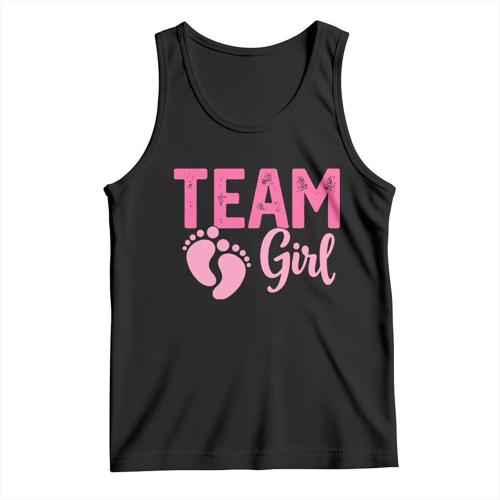 Team Girl Gender Reveal Tank Top Baby Announcement Party Shower Gift