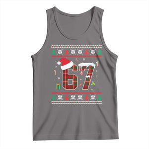 Funny Six Seven Meme Christmas Ugly Sweater Tank Top Trendy Tiktok Gift TS12 Deep Heather Print Your Wear