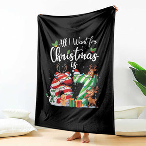 All I Want For Christmas Is 67 Throw Blanket Trending Meme Holiday Gift TS12 Print Your Wear