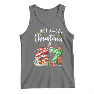 All I Want For Christmas Is 67 Tank Top Trending Meme Holiday Gift TS12 Black Heather Print Your Wear