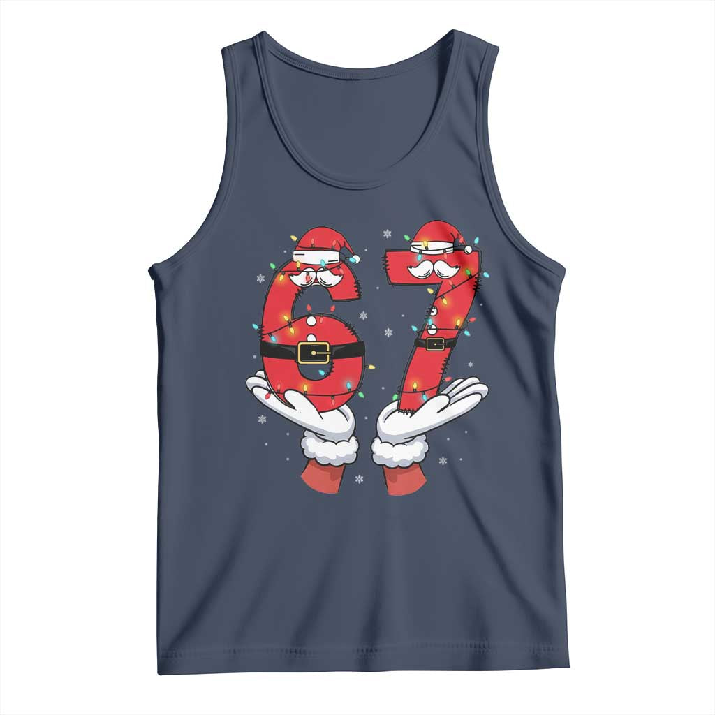 Funny 67 Meme Tank Top Funny Christmas Party Holiday Gift TS12 Navy Print Your Wear