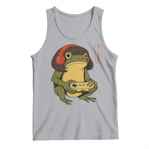 Funny Frog Bob Haircut Gamer Meme Tank Top Game Lover TS12 Athletic Heather Print Your Wear