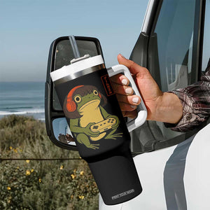 Funny Frog Bob Haircut Gamer Meme Tumbler With Handle Game Lover TS12 Print Your Wear