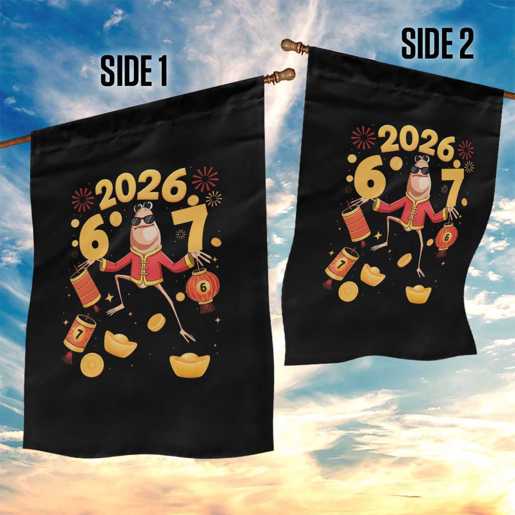Funny Marcus The Worm Six Seven Meme Garden Flag Lunar New Year 2026 Gift TS12 Print Your Wear