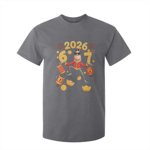 Funny Marcus The Worm Six Seven Meme T Shirt For Kid Lunar New Year 2026 Gift TS12 Charcoal Print Your Wear