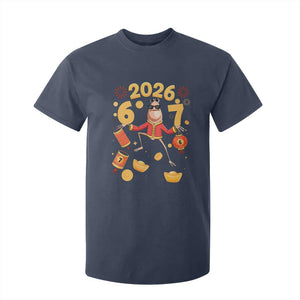 Funny Marcus The Worm Six Seven Meme T Shirt For Kid Lunar New Year 2026 Gift TS12 Navy Print Your Wear