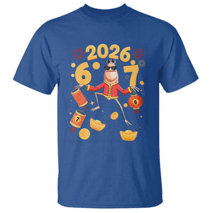 Funny Marcus The Worm Six Seven Meme T Shirt Lunar New Year 2026 Gift TS12 Royal Blue Print Your Wear