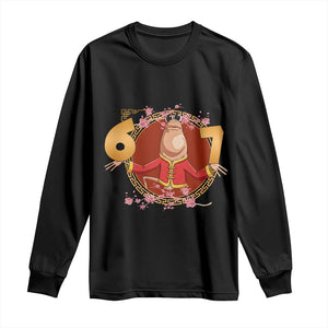 Funny Marcus The Worm Six Seven Lunar New Year Meme Long Sleeve Shirt TS12 Black Print Your Wear