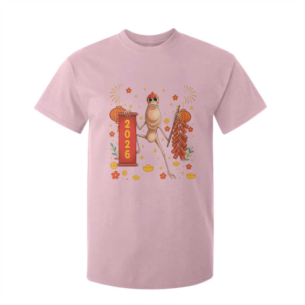 Marcus The Worm Lunar New Year Meme T Shirt For Kid Trendy Gag Gift TS12 Light Pink Print Your Wear