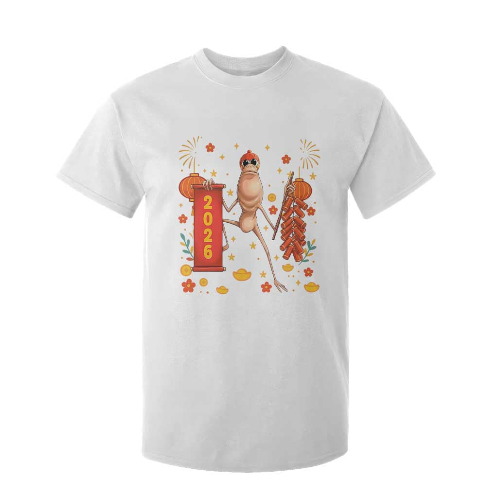 Marcus The Worm Lunar New Year Meme T Shirt For Kid Trendy Gag Gift TS12 White Print Your Wear