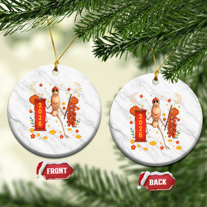 Marcus The Worm Lunar New Year Meme Ceramic Ornament Trendy Gag Gift TS12 1pc White Marble Print Your Wear