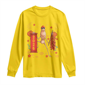 Marcus The Worm Lunar New Year Meme Long Sleeve Shirt Trendy Gag Gift TS12 Daisy Print Your Wear