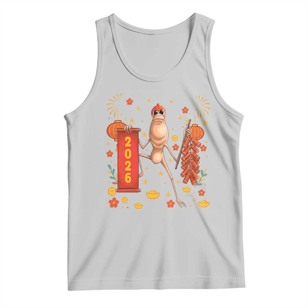Marcus The Worm Lunar New Year Meme Tank Top Trendy Gag Gift TS12 Ash Print Your Wear
