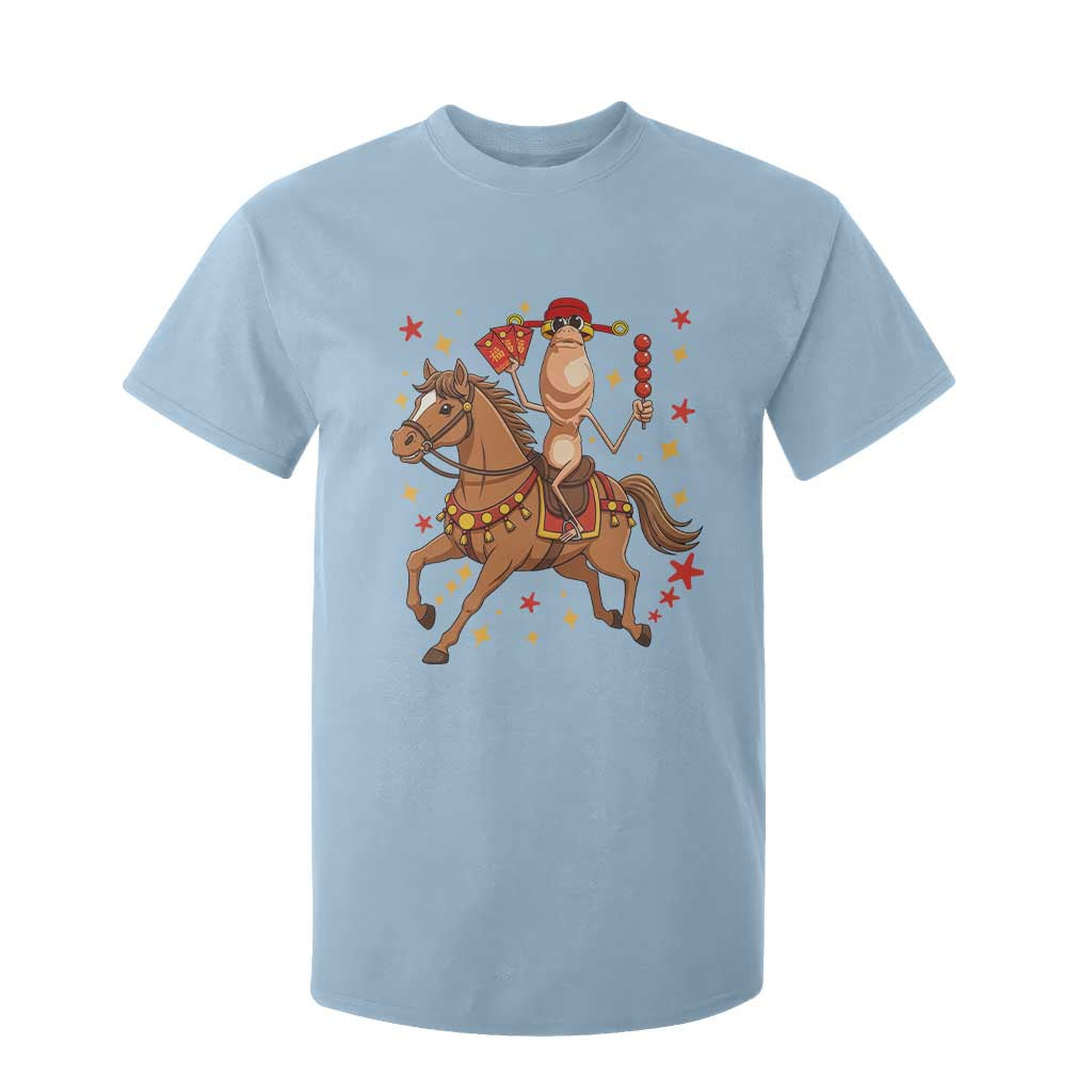 Funny Marcus The Worm Lunar New Year T Shirt For Kid Viral Meme TS12 Light Blue Print Your Wear