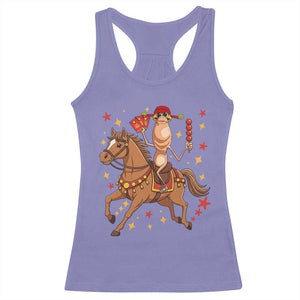 Funny Marcus The Worm Lunar New Year Racerback Tank Top Viral Meme TS12 Violet Print Your Wear