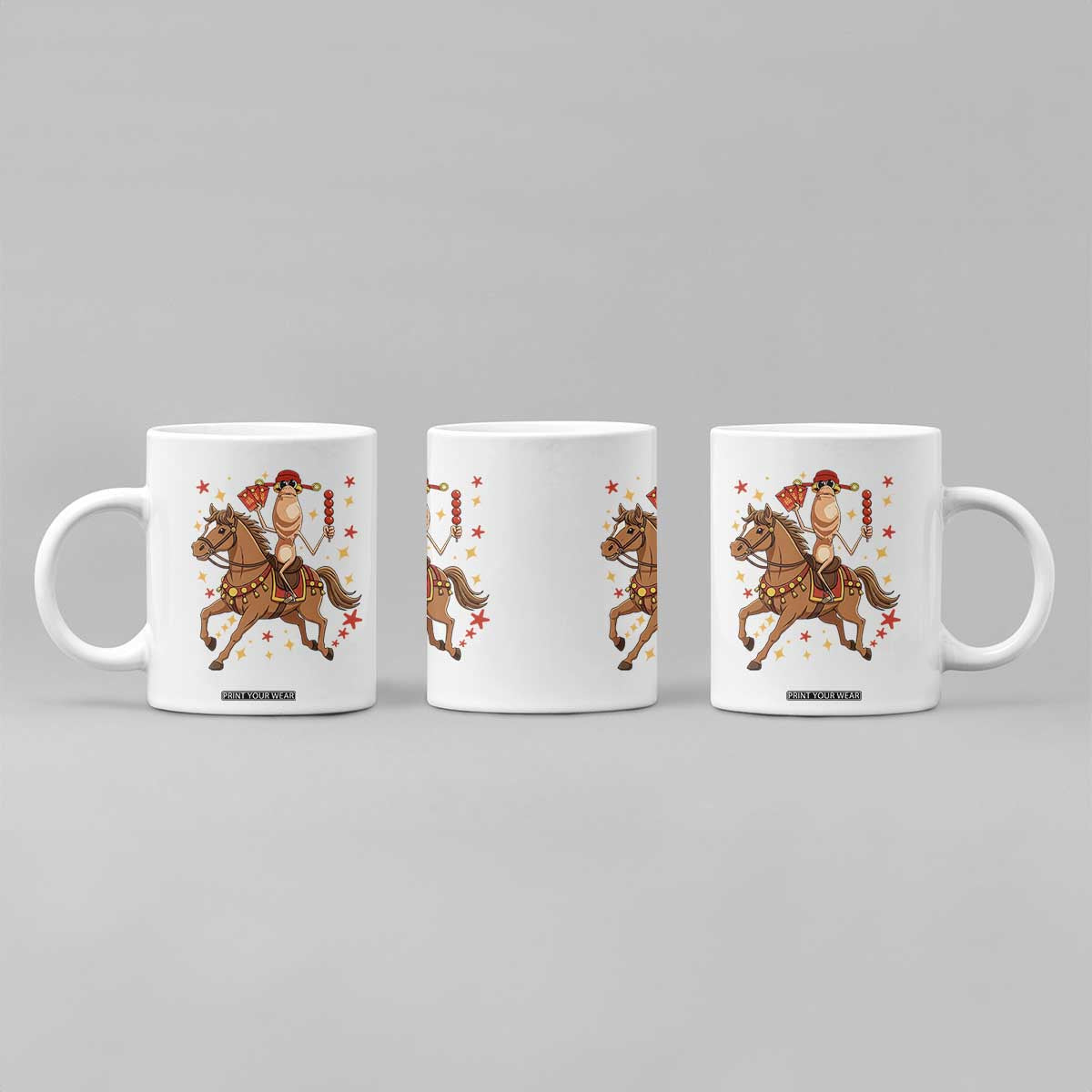Funny Marcus The Worm Lunar New Year Coffee Mug Viral Meme TS12 Print Your Wear