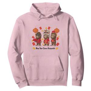 Funny New Year Same Assquatch Hoodie Bigfoot Lover TS12 Light Pink Print Your Wear