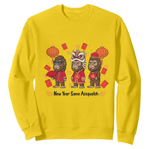 Funny New Year Same Assquatch Sweatshirt Bigfoot Lover TS12 Daisy Print Your Wear